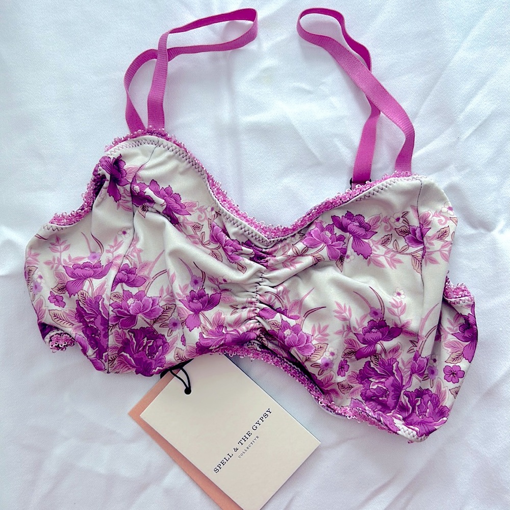 ///SOLD💔/// 🌸Brand NEW w tags SPELL coco lei bralette S/ RARE!